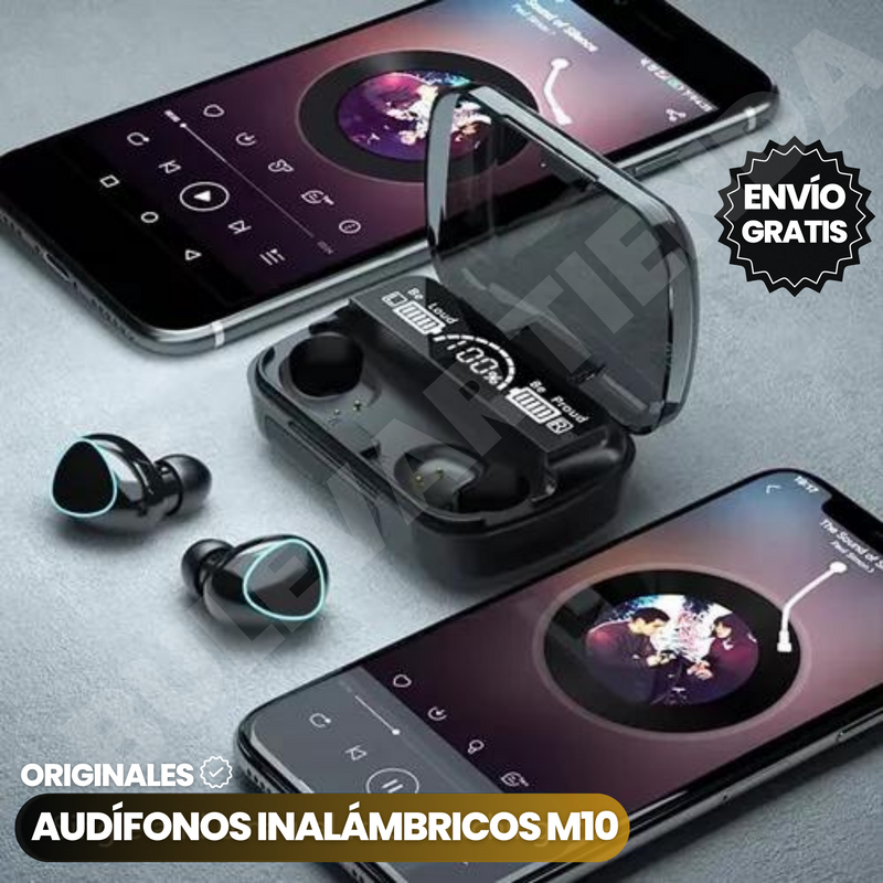 Audífonos Earbuds Tws M10 Sonido Con Powerbank™ + Envío gratis