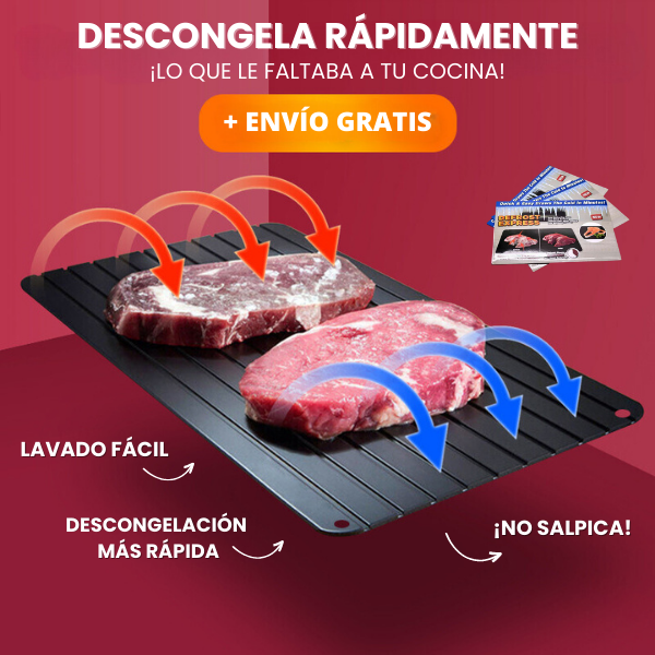 BANDEJA DE DESCONGELACIÓN RÁPIDA + ENVÍO GRATIS