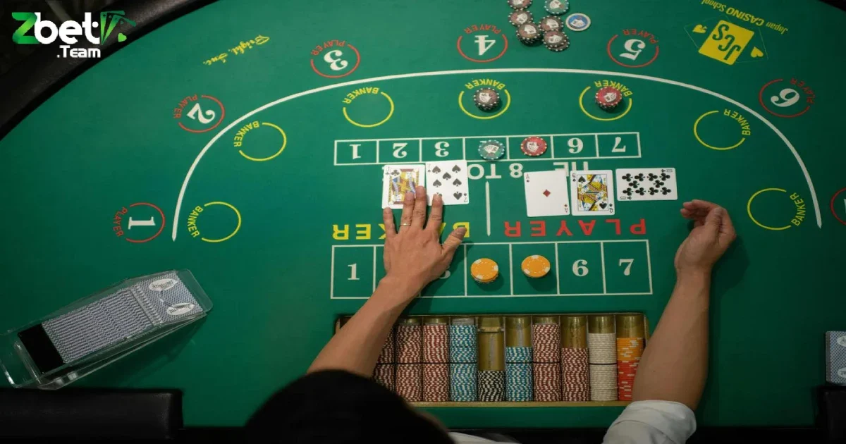 Hướng dẫn c&aacute;ch chơi baccarat tr&ecirc;n Zbet cho người mới
